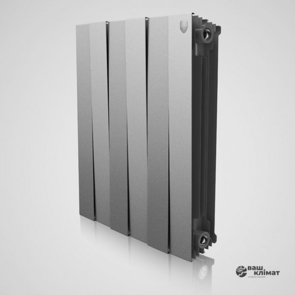 Радіатор Royal Thermo PianoForte 500/Silver Satin - 4 секции