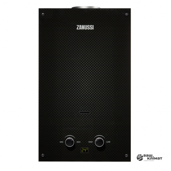 Газова колонка Zanussi GWH 10 Fonte Glass Carbon