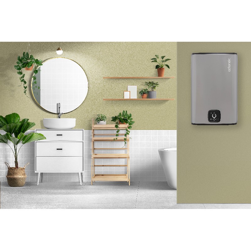 Retro bathroom authentic interior design