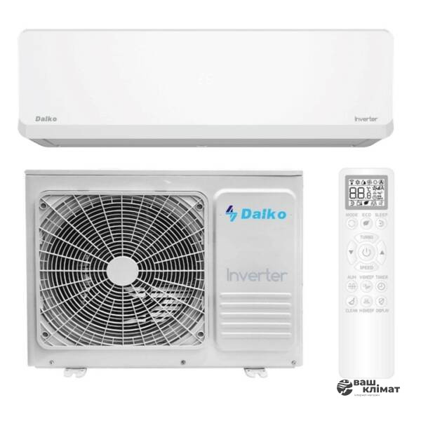 Кондиціонер Daiko Novator Inverter R32 NRSK-H18NVR/NRSK-H18INVR