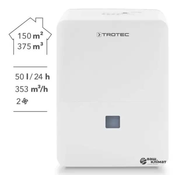 Осушувач повітря Trotec TTK 127 E - Зображення 2